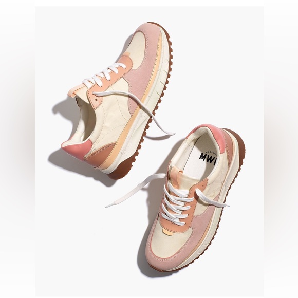 Madewell Shoes - Madewell Kickoff Trainers Blush